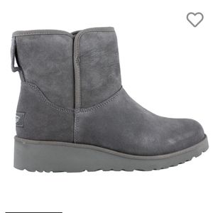 UGG gray suede ankle boots women size 11